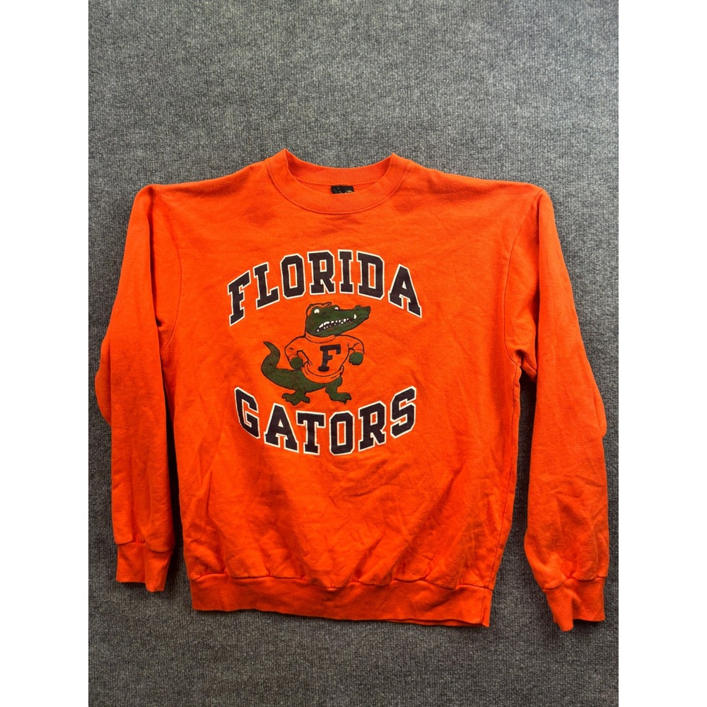 Vintage Ebert Sportswear Florida Gators Sweatshirt Mens Large Orange Crewneck